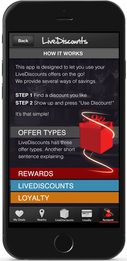 live discount how it works